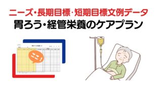 胃ろう・経管栄養のケアプラン｜ニーズ・長期目標・短期目標の例文集